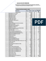 6.10.1 Calculo de Flete de Materiales