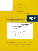 Paleobiology Coelophysis Whitaker Quarry