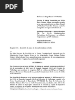 Sentencia T-181/21: Integrada Por La Magistrada Gloria Stella Ortiz Delgado y El Magistrado Antonio José Lizarazo Ocampo