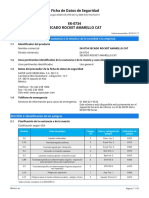 Sayer Secado Rocket, Amarillo CAT EK0734, Hoja Técnica