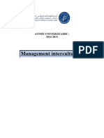 Management Interculturel Cahier de Charge