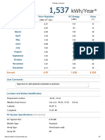 PVWatts Calculator 0.78