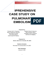 Comprehensive Case Study On Pulmonary Embolism: Prepared by