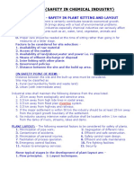 Pdis - 104 (Safety in Chemical Industry) : Plant Sitting: - Safety in Plant Sitting and Layout