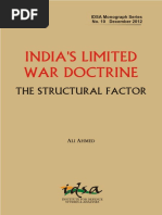 India's Limited War Doctrine