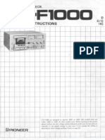 Pioneer Ct-f1000 Om