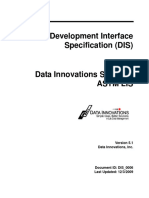 Development Interface Specification (DIS) : Data Innovations, Inc