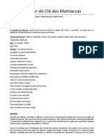 5º Ciclo Lunar Do Clã Das Matriarcas: Resumo Elaborado Por Carla Marques e Revisado Por Giselle Dupin