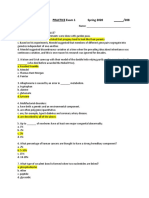 Answers To Genetics Practice Exam 1