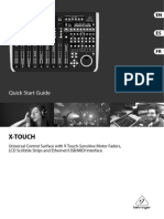 Behringer X-ToUCH Manual