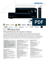 TX-NR555: 7.2-Channel Network A/V Receiver