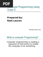 Programming 1 Presentation