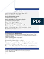 Reporting Verbs and Verb Patterns