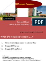 ChE 323 - Lecture Note 5 External Flow