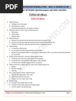 Types of Drag: Visit To Download All Module Question Papers and Study Materials