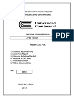 Informe Fisica Ley de Hooke