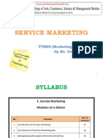 Service Marketing Unit-I & III - TYBMS