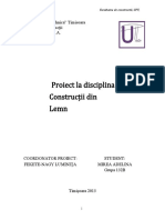 Proiect Lemn 2013