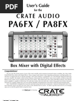 Crate PA-6 Manual