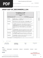 Abap Sap 101 - Beginners - 2 - 04 - (PDF Document)