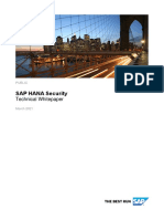 SAP HANA Security: Technical Whitepaper