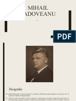 Mihail Sadoveanu PPT Copie Copie