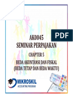 AK0045 - Chapter 5 Beda Akuntansi Dan Fiskal (Beda Tetap Dan Beda Waktu)