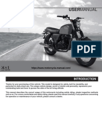 Brixton BX-125 Motorcycle User Manual