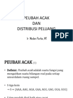 Peubah Acak Dan Distribusi Peluang