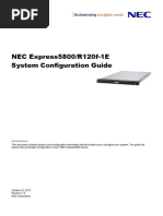 NEC Express5800/R120f-1E System Configuration Guide