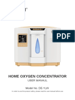 Home Oxygen Concentrator: User Manaul Model No.:DE-1LW