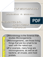 History of Microbiology