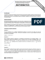 Additional Mathematics: Paper 0606/11 Paper 11