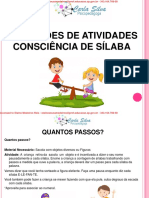 Atividades Consciência de Sílaba