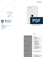 Installation Operation Manual: Growatt New Energy