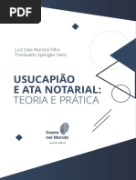 Usucapião Extrajudicial e Ata Notarial - Teoria e Prática