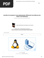 Servidor de Arquivos - Como Usar em LINUX (Em Rede Com Windows)