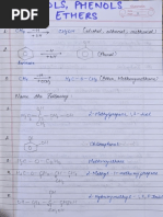 Alcohols, Phenols and Ethers