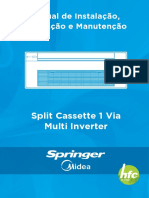 Manual de Instalacao Operacao e Manutencao Multisplit Springer Midea Cassete 1via