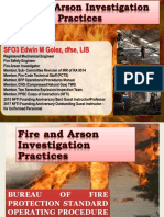 Fire and Arson Investigation Practices