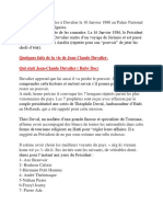 Les Prophéties Confiées À Duvalier Le 16 Janvier 1986 Au Palais National N