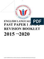 0500 English Revision Booklet