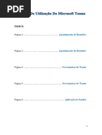 Manual de Utilização Do Microsoft Teams