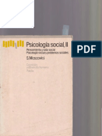 Psicologíasocial, II - Moscovici