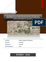 Informe Topografico - Av Maria Parado de Bellido