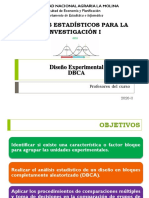 Semana 7. Diseños en Bloque Completamente Aleatorio