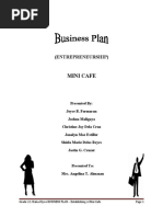 Business Plan MINI CAFE