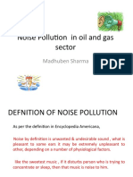 Noise Pollution in Oil and Gas Industry