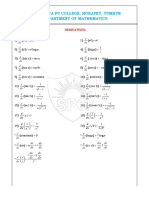 Diff & Integrals Formulae