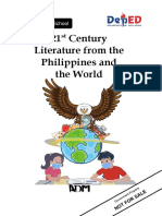 21 Century Literature From The Philippines and The World: Senior High School